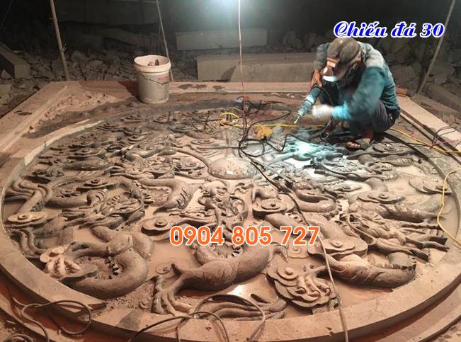 Mau chieu rong da bac tam cap nha tho ho bang da khoi dep