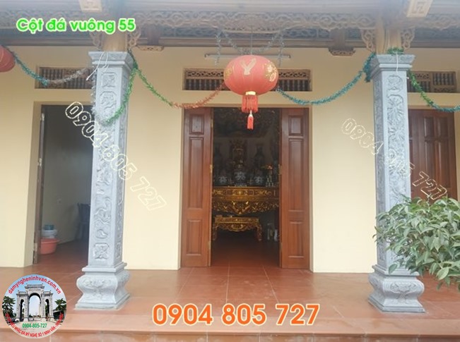 Mau cot da vuong hien nha tho