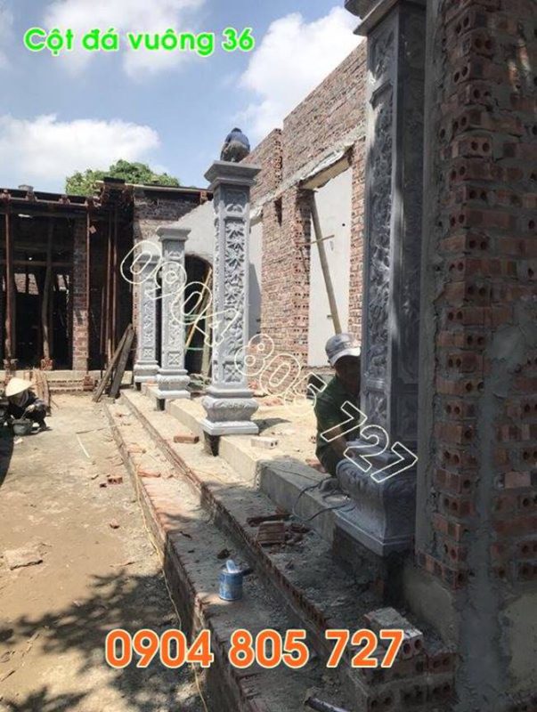 Mau cot da vuong hien nha tho