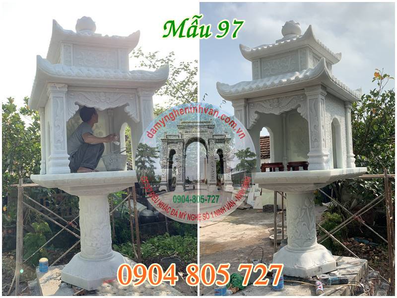 Mau mieu tho than linh bang da dep nam 2024 2025