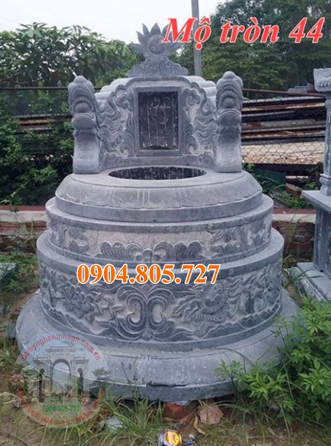 Mau mo hinh tron dep bang da tu nhien