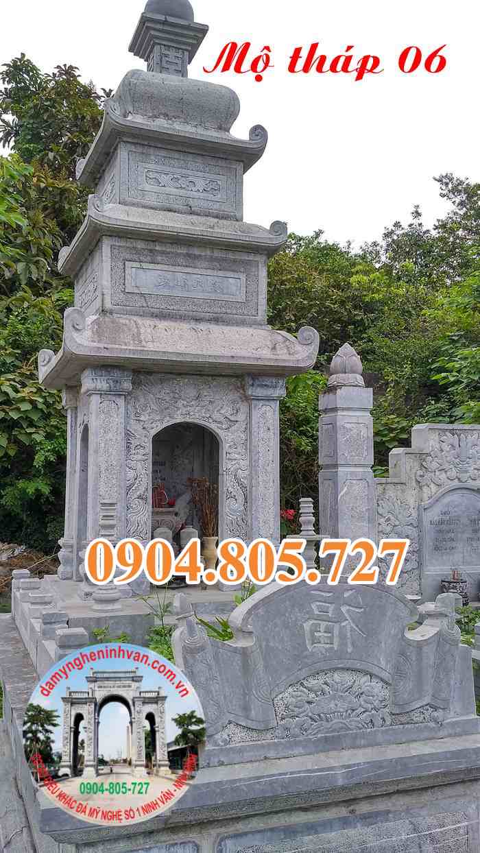 Mau mo thap da dep de tro cot 2023