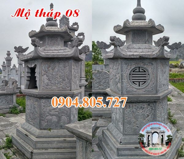 Mau mo thap da dep de tro cot 2023