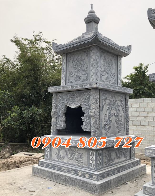 Mau thap mo de tho tro cot hai cot tai Binh Thuan