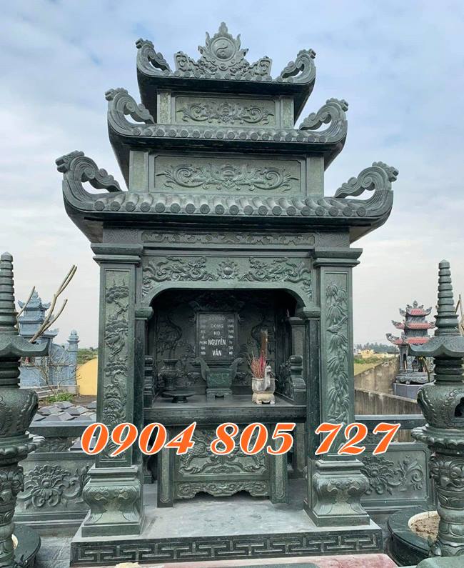 Mau thap mo de tho tro cot hai cot tai Binh Thuan