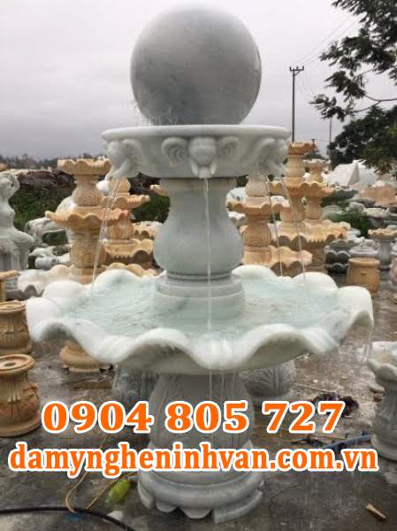 Thiet ke dai phun nuoc ho ca hop phong thuy