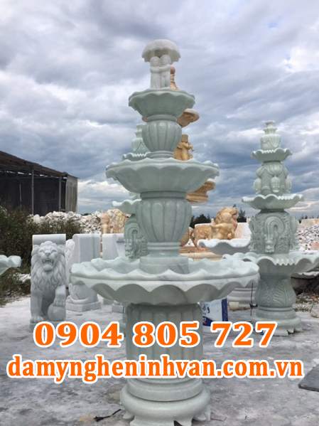 Thiet ke dai phun nuoc ho ca hop phong thuy