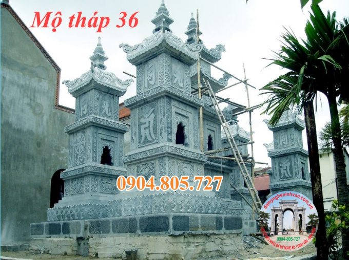 Thiet ke xay mau mo thap phat giao bang da nguyen khoi nam 2023
