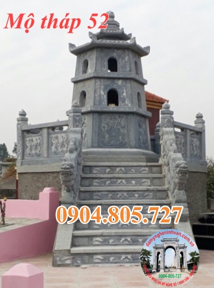 Thiet ke xay mau mo thap phat giao bang da nguyen khoi nam 2023