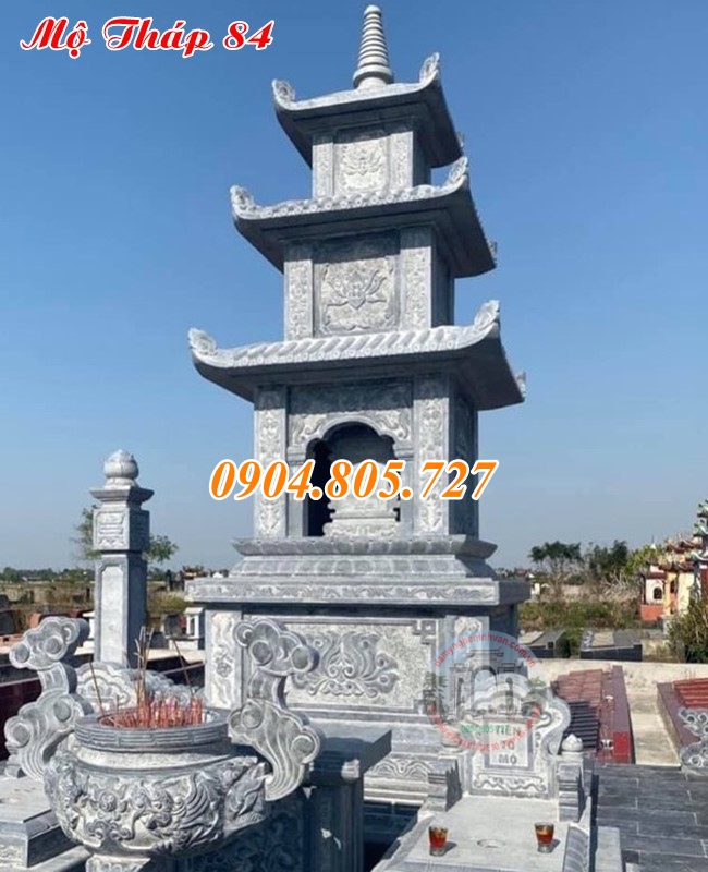 Thiet ke xay mau mo thap phat giao bang da nguyen khoi nam 2023
