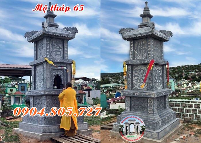 Thiet ke xay mau mo thap phat giao bang da nguyen khoi nam 2023