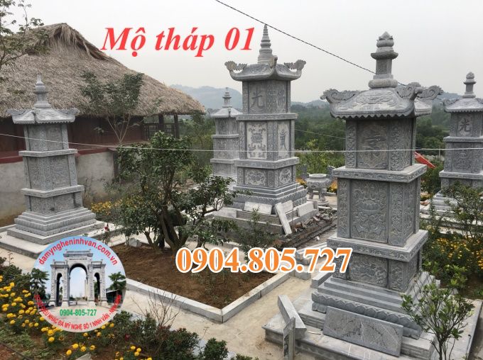 Thiet ke xay mau mo thap phat giao bang da nguyen khoi nam 2023