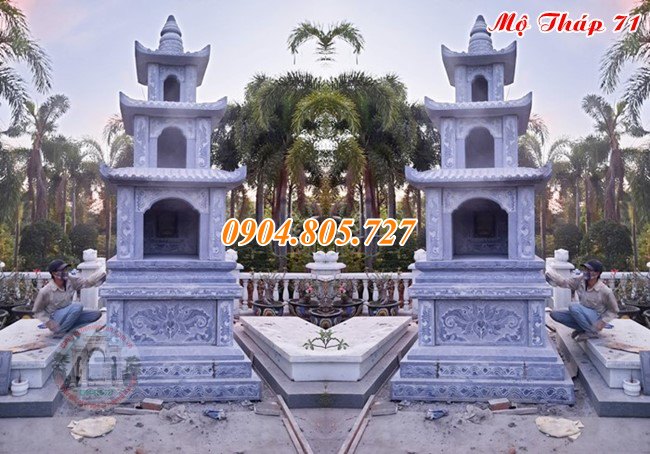 Thiet ke xay mau mo thap phat giao bang da nguyen khoi nam 2023