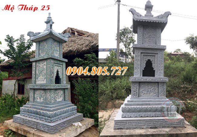 Thiet ke xay mau mo thap phat giao bang da nguyen khoi nam 2023