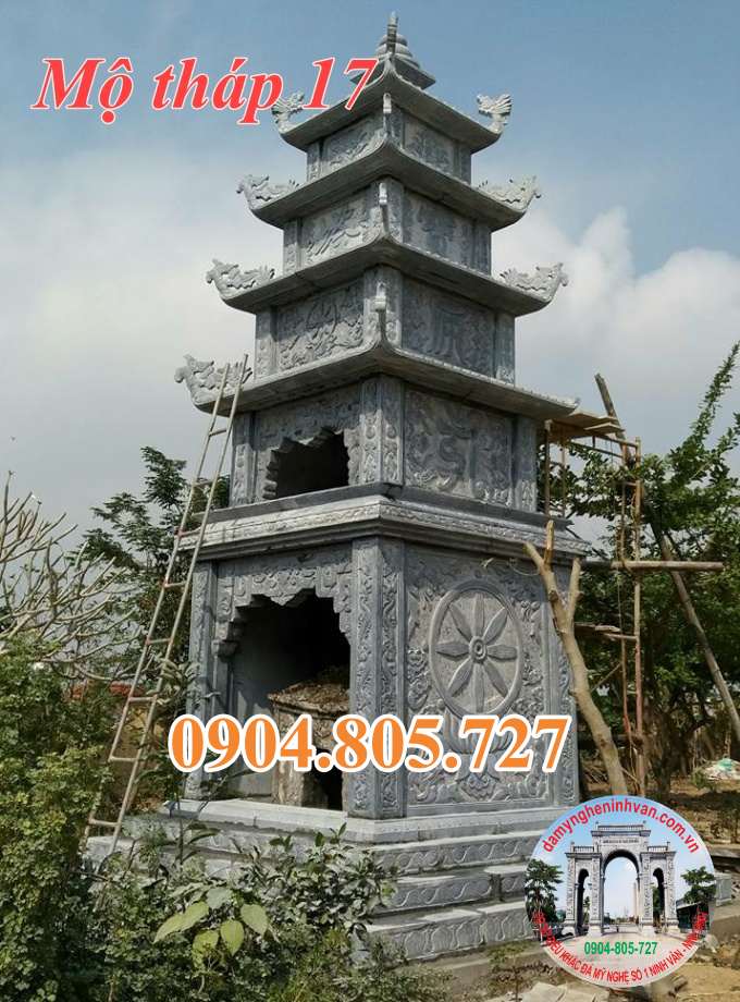 Xay mau mo thap phat giao bang da dep nam 2023