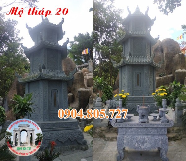 Xay mau mo thap phat giao bang da dep nam 2023