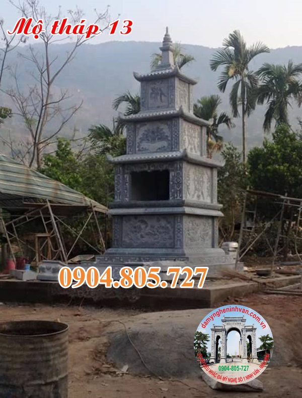 Xay mau mo thap phat giao bang da dep nam 2023