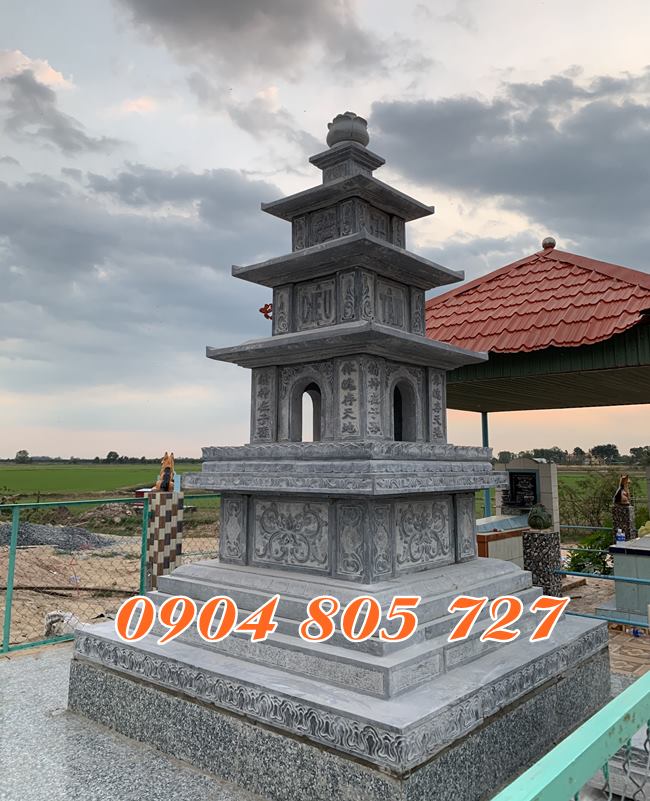 Xay mo thap da de tro cot hai cot nam 2023