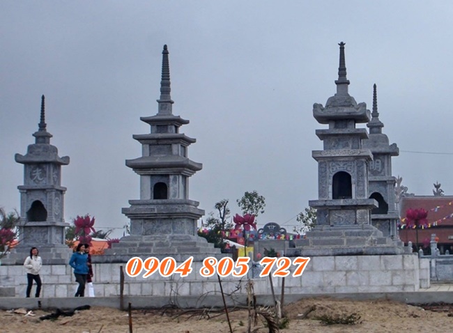 Xay mo thap da de tro cot hai cot nam 2023