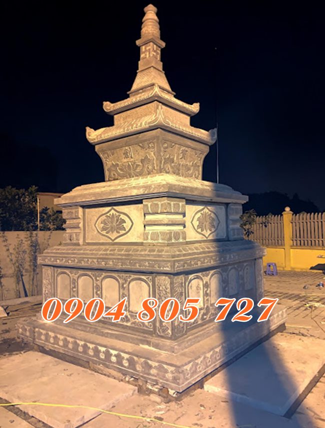 Xay mo thap da de tro cot hai cot nam 2023