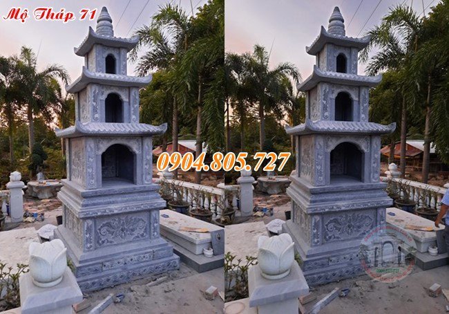 Xay mo thap de hai cot tai Dong Nai bang da