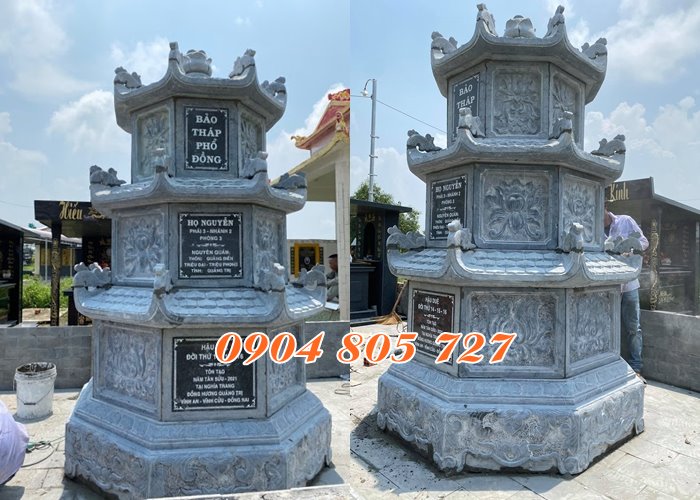 Xay mo thap de hai cot tai Dong Nai bang da