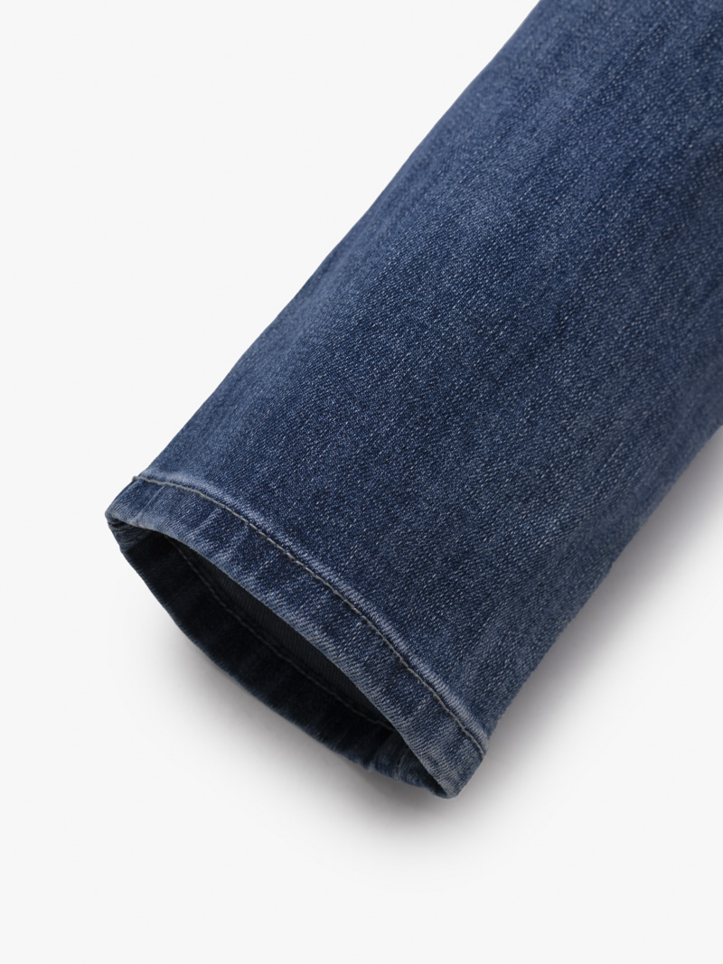 Quan Jean Theu Chu M Form Slimfit QJ110 XANH BIEN DAM