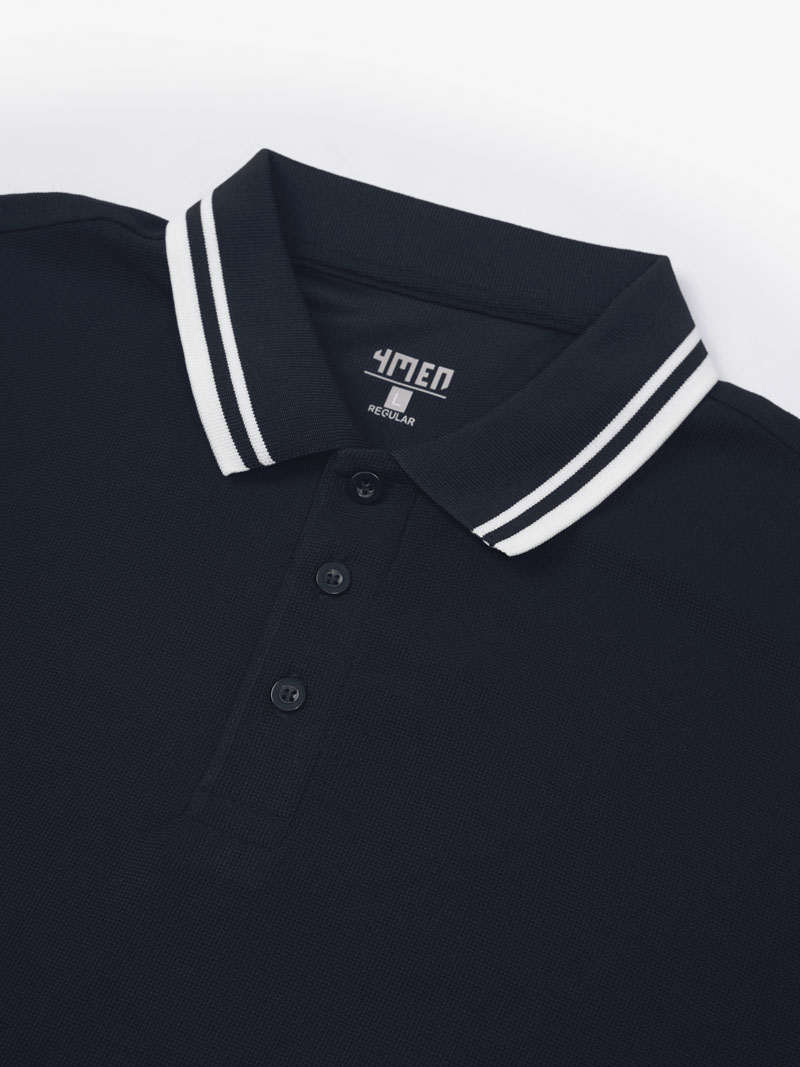 Ao Polo Bo Soc Form Regular PO136 Mau Xanh Den