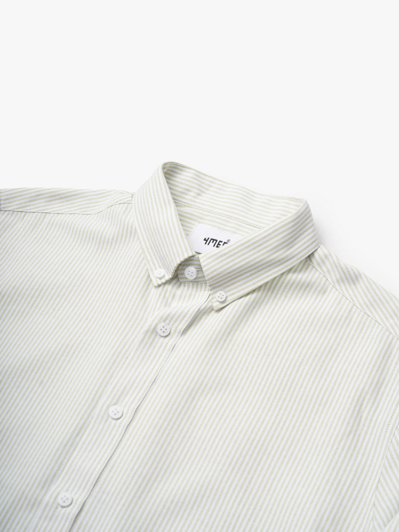 Ao So Mi Vai Oxford Soc Form Regular SM159 Soc Xanh La