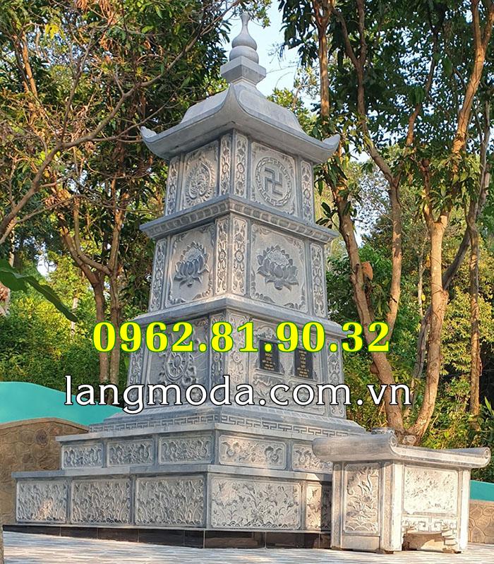 BT71 Mau thap de tro cot dep ban tai Ben Tre bang da