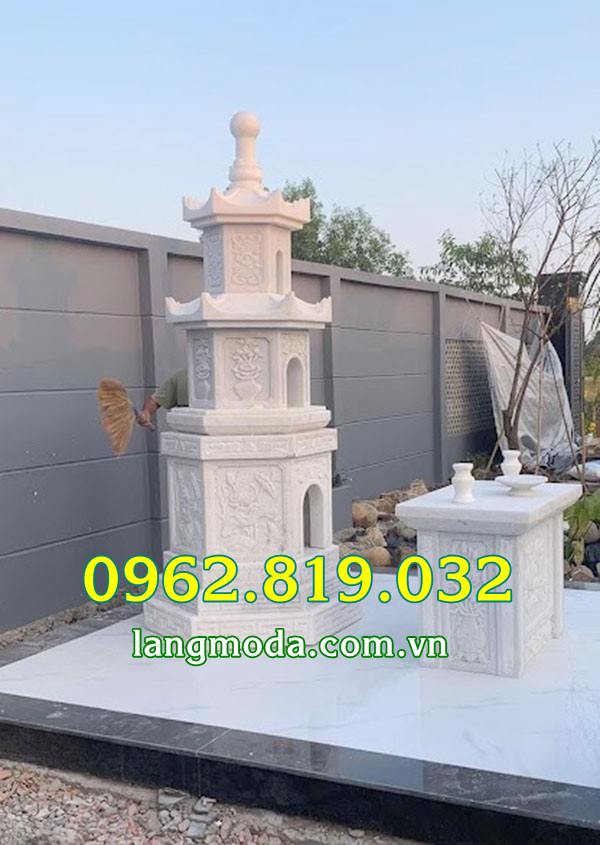 BT71 Mau thap de tro cot dep ban tai Ben Tre bang da