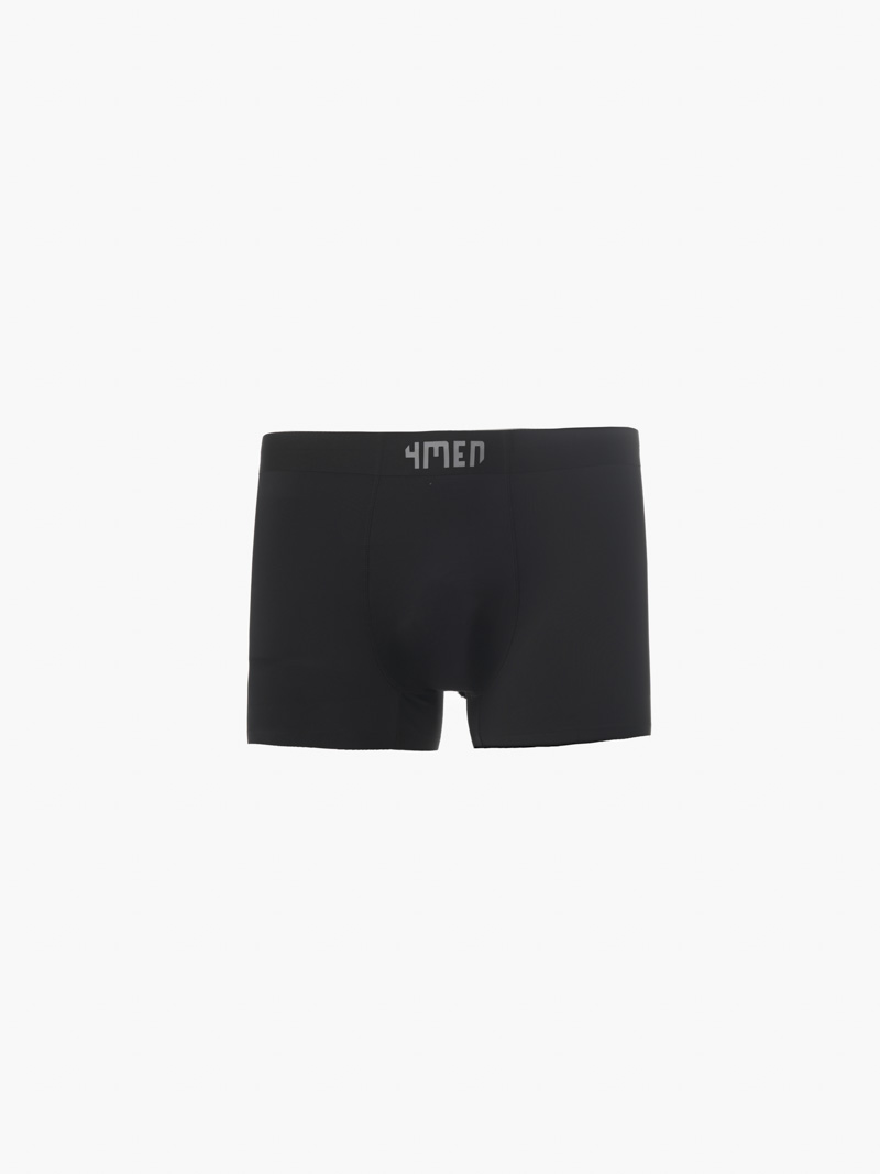 Quan Boxer Thun Lanh In Logo 4MEN QL062 Mau Den