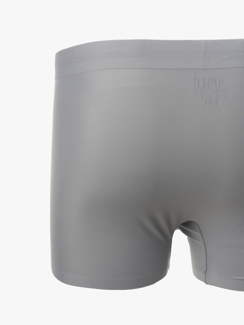 Quan Boxer Thun Lanh In Logo 4MEN QL062 Mau Xam