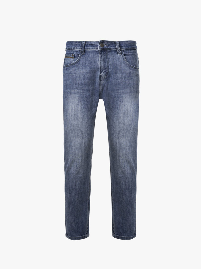 Quan Jean Theu Chu M Form Slimfit QJ111 Mau Xanh Bien