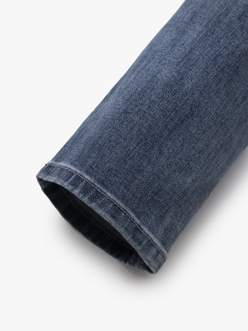Quan Jean Theu Chu M Form Slimfit QJ111 Mau Xanh Bien