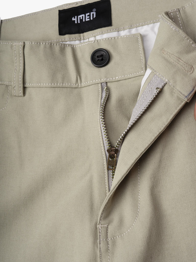 Quan Kaki Slimfit Tron QK018 Mau Be Nhat