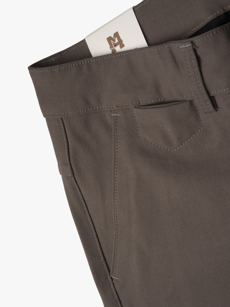 Quan Kaki Slimfit Tron QK018 Mau Nau Dam
