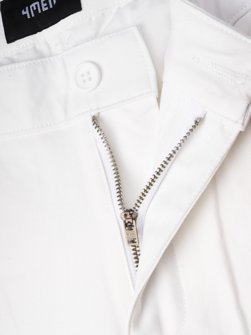 Quan Kaki Slimfit Tron QK018 Mau Trang