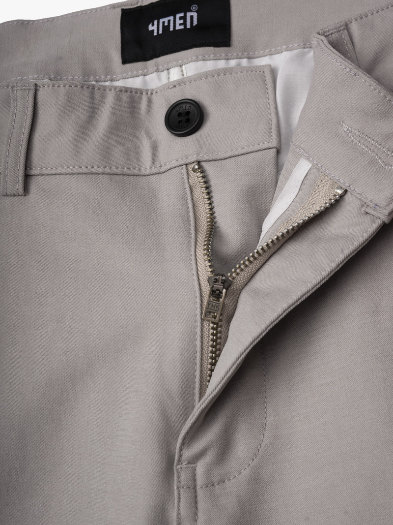 Quan Kaki Slimfit Tron QK018 Mau Xam Nhat