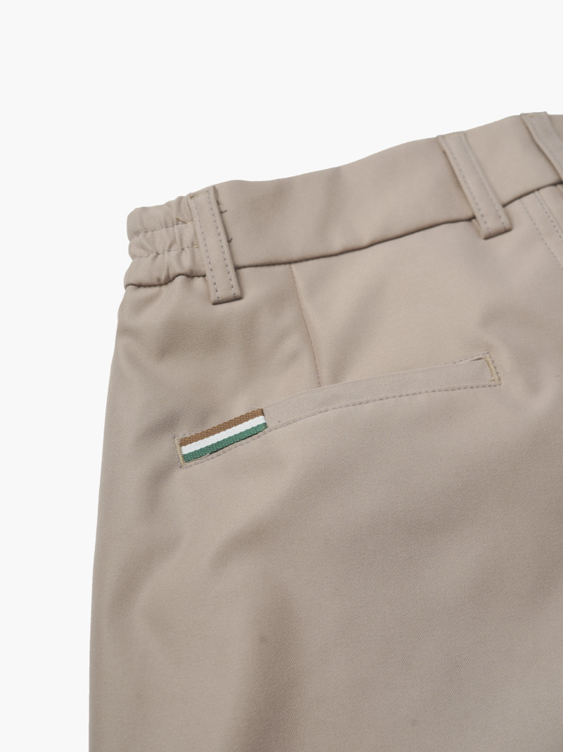 Quan Short Kaki Lung Thun Xep Ly Form Regular QS065 Mau Be
