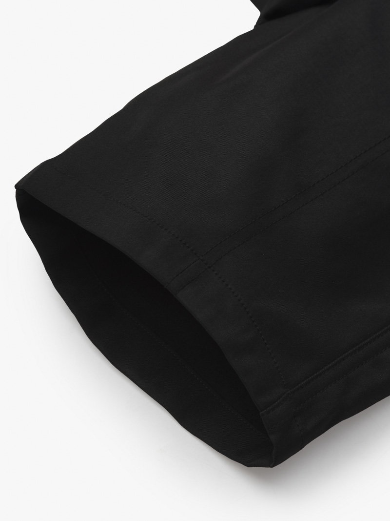 Quan Short Kaki Lung Thun Xep Ly Form Regular QS065 Mau Den