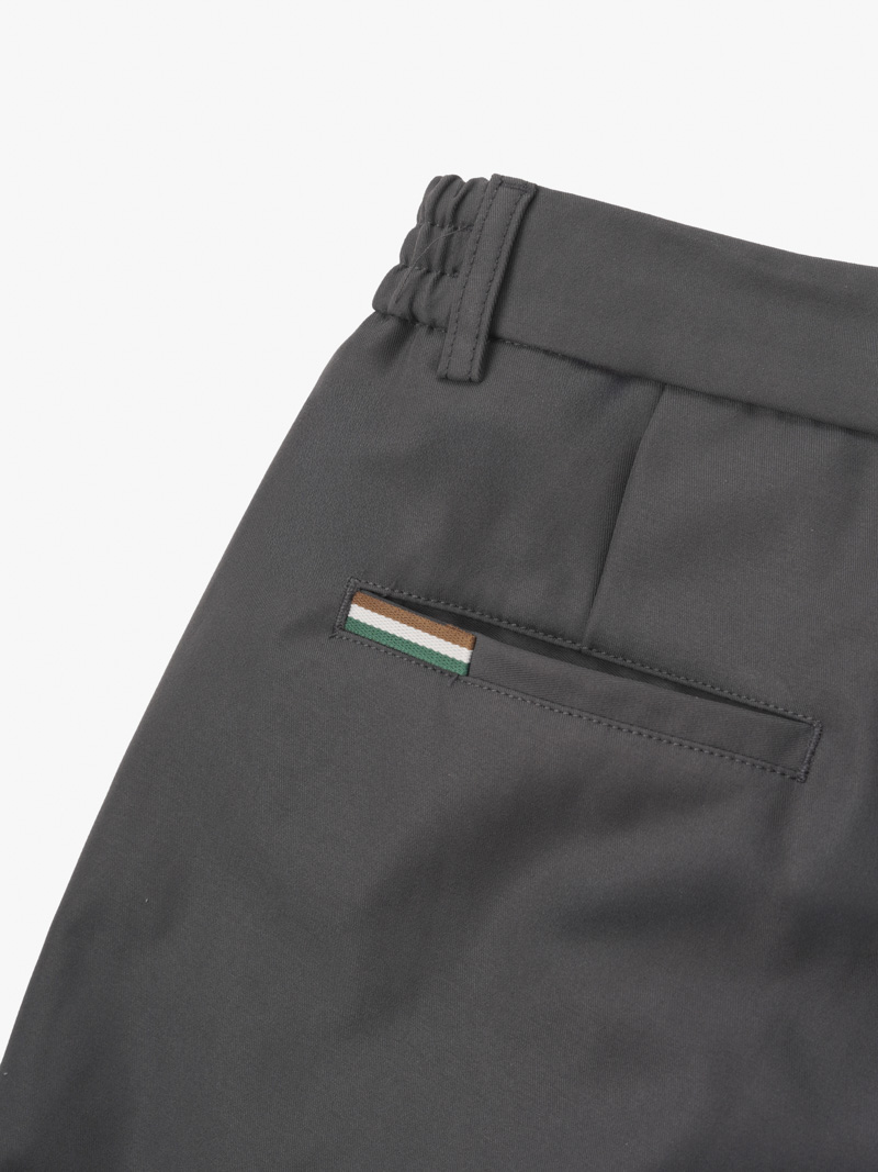 Quan Short Kaki Lung Thun Xep Ly Form Regular QS065 Mau Xam Dam