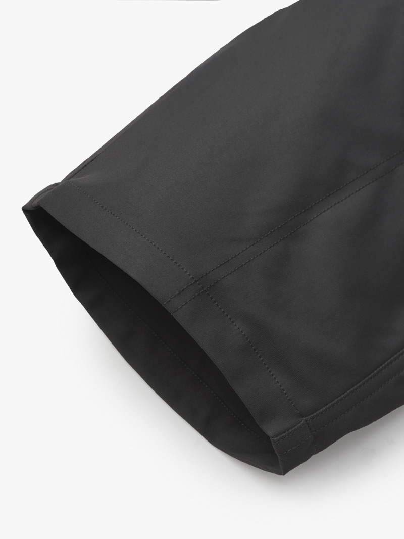 Quan Short Kaki Lung Thun Xep Ly Form Regular QS065 Mau Xam Dam