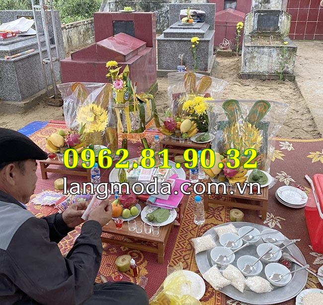 Van khan cung xay mo Cach sap le cung dong tho xay mo day du nhat hien nay