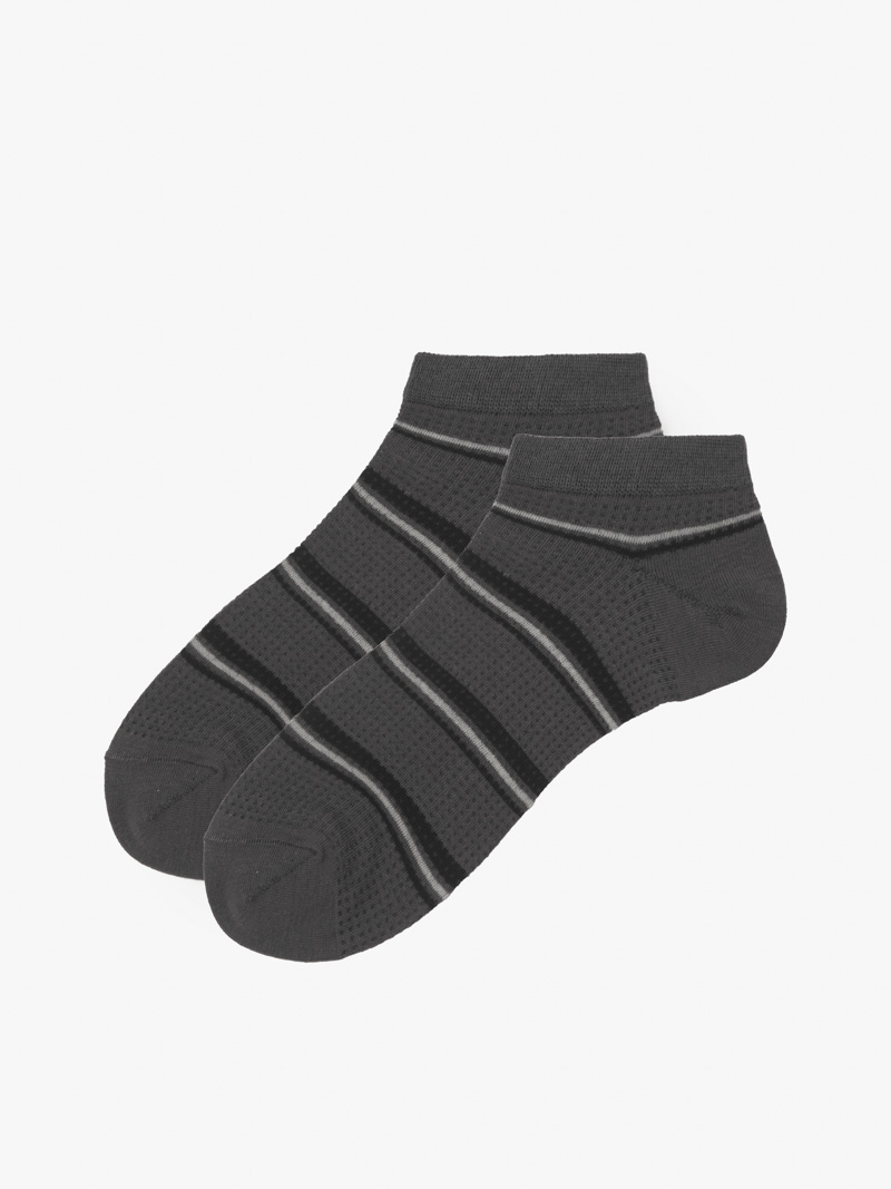 Vo Co Ngan Soc Ngang Det Thong Hoi Soi Cotton Tham Hut VO129 Mau Xam